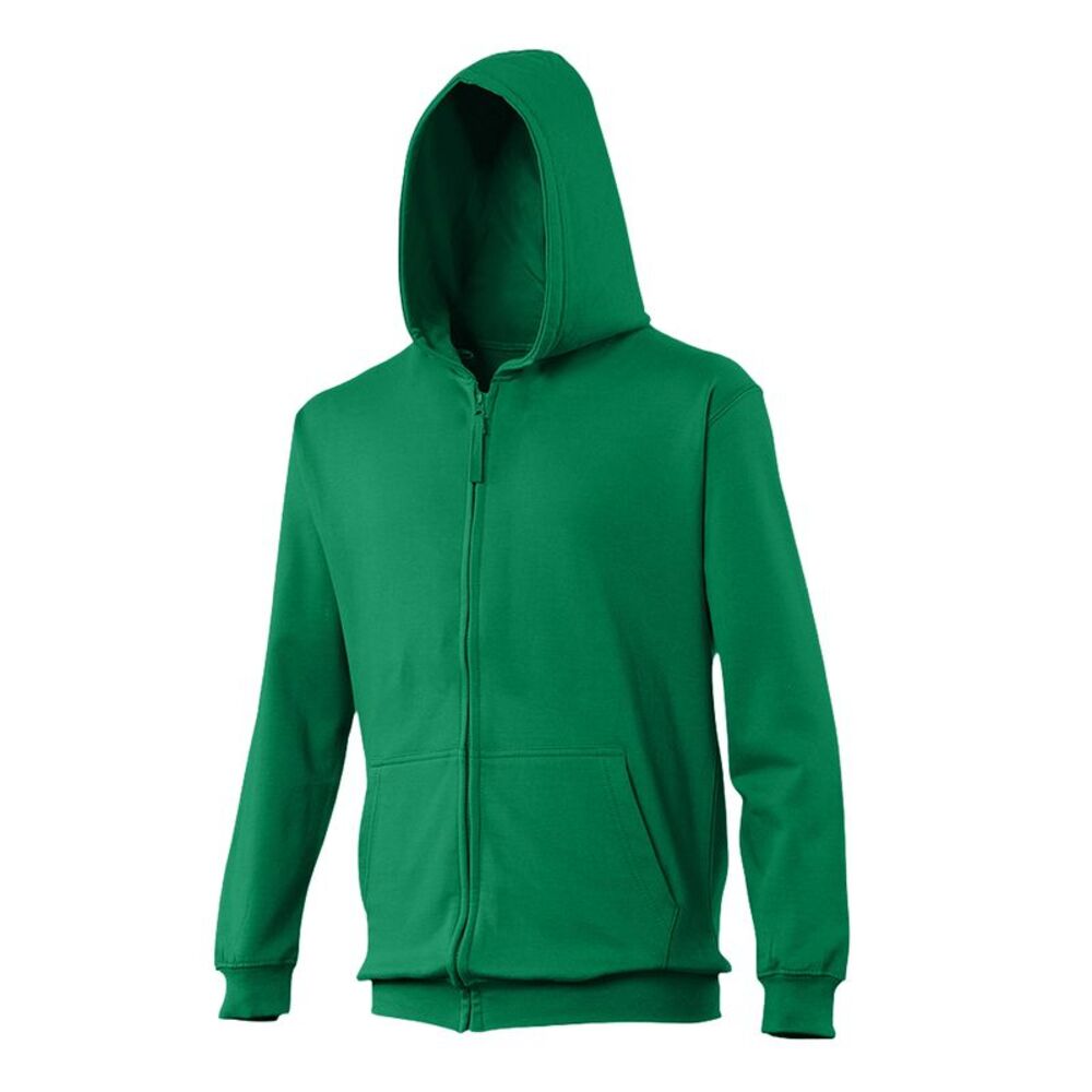 Awdis Kids Unisex  Sweatshirt/Hoodie/Zoodie / Kelly Green
